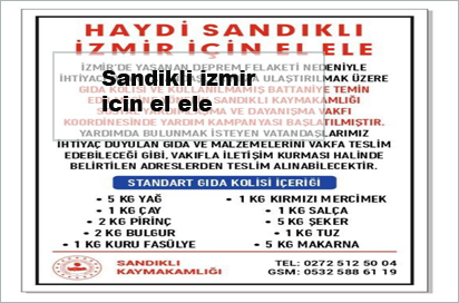 Sandikli-izmir-icin-el-ele