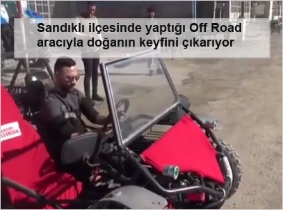 Sandikli-ilcesinde-yaptigi-Off-Road-araciyla-doganin-keyfini-cikariyor